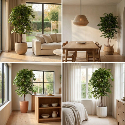 Ficus Deluxe Vine Kunstboom - 140 cm - Kunstplant - Artificial plant