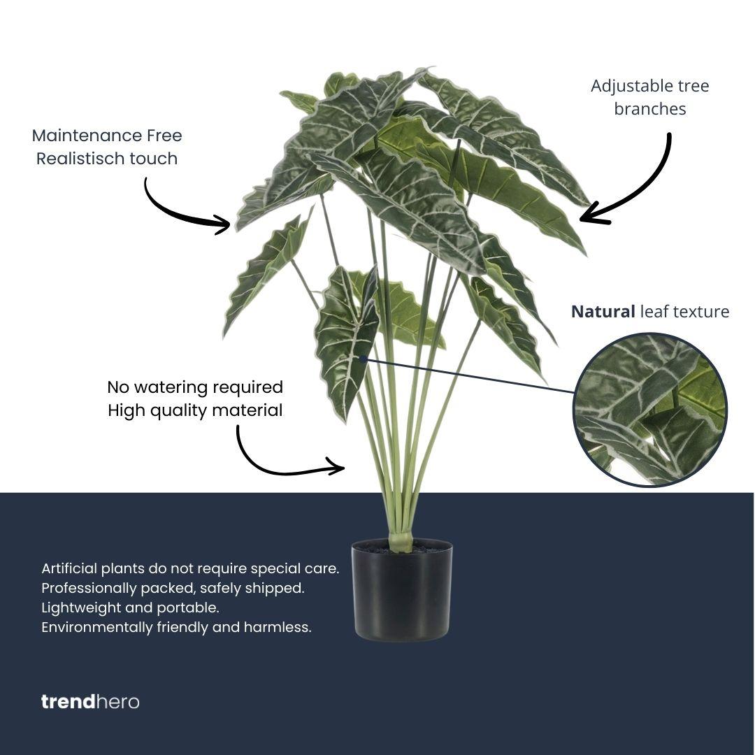 Alocasia 80cm - Kunstplant - Artificial plant