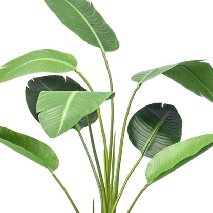 Strelitzia - 120cm - In zwarte pot - Kunstplant - Artificial plant