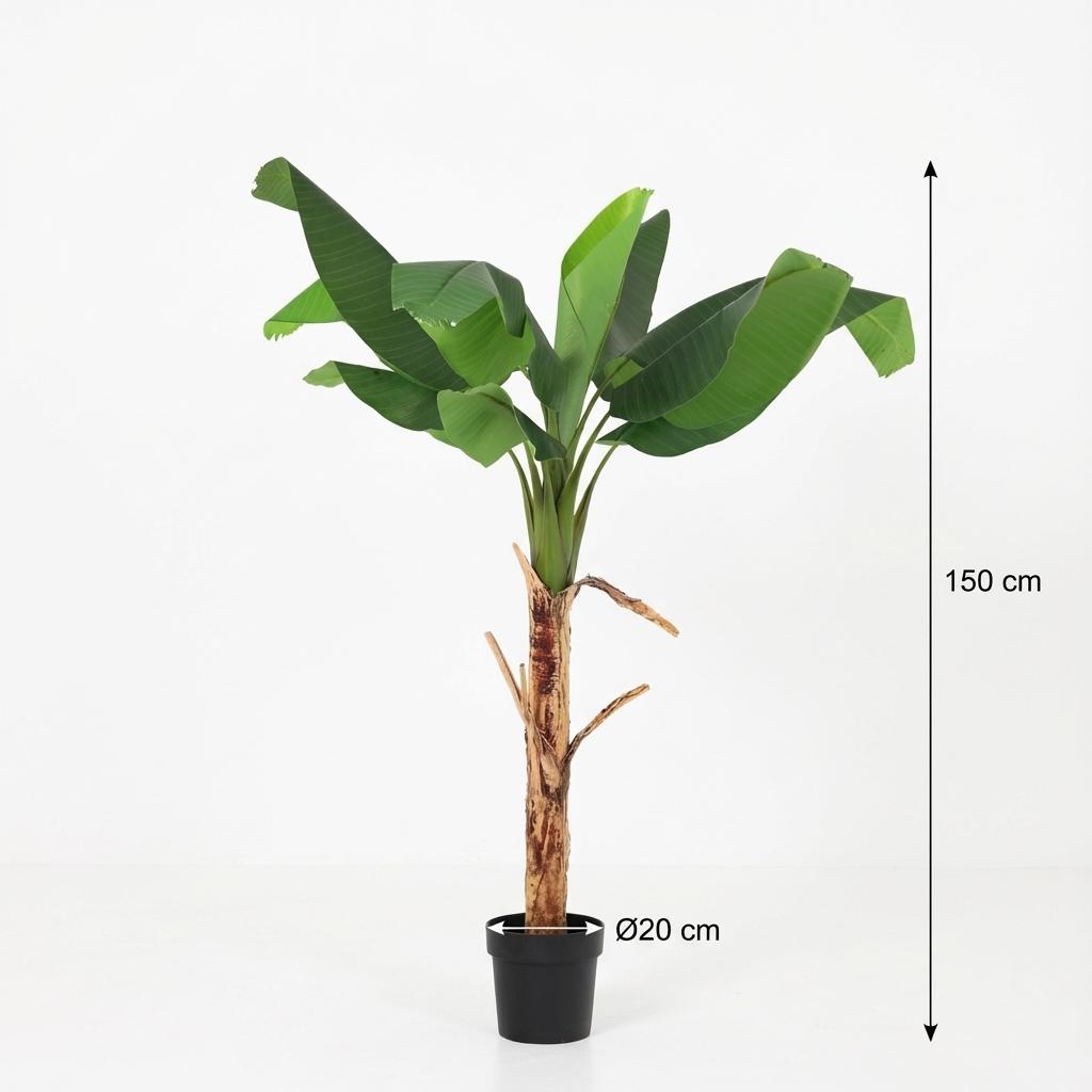 ARTIFICIAL Bananenplant Musa - 150cm