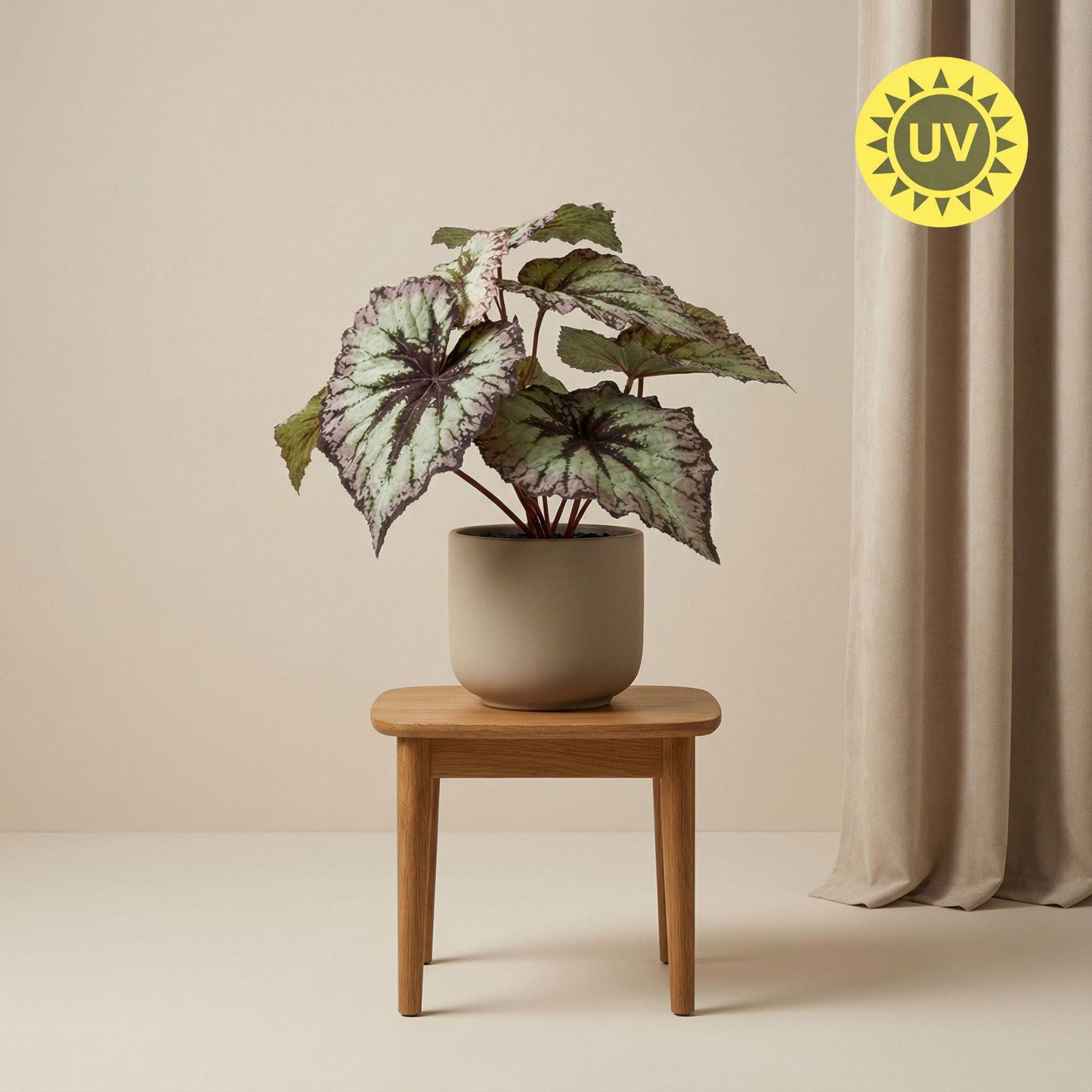 Begonia 26 cm - Kunstplant in pot – UV - Artificial plant