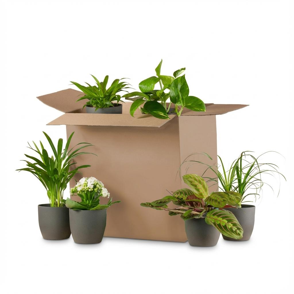 Groene Tweede Kans Box (6 stuks) - incl. 6 x pot Potter zwart