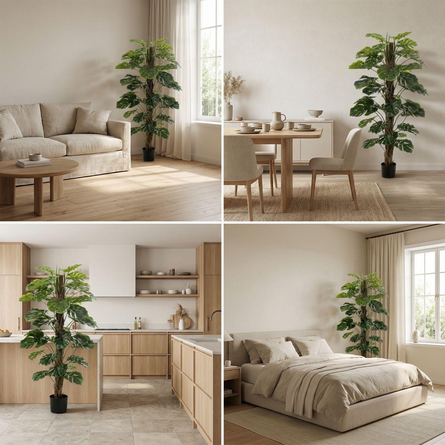 Monstera on pole 150 cm - Kunstplant - Artificial plant