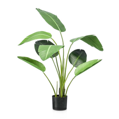 Strelitzia - 120cm - In zwarte pot - Kunstplant - Artificial plant